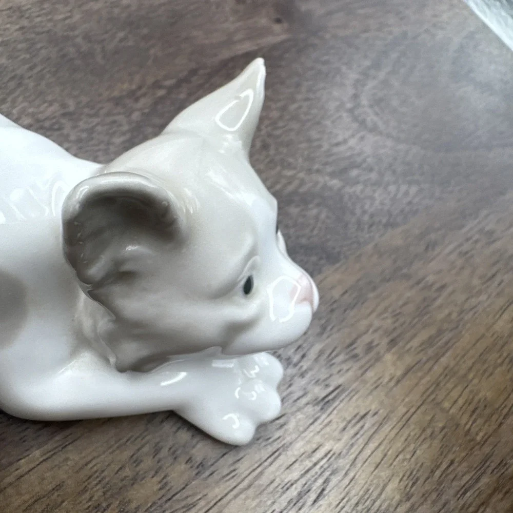 Llardo Cat Figurine Statute 5112 Attentive Playful Pouncing Kitten‎ Retired Vtg